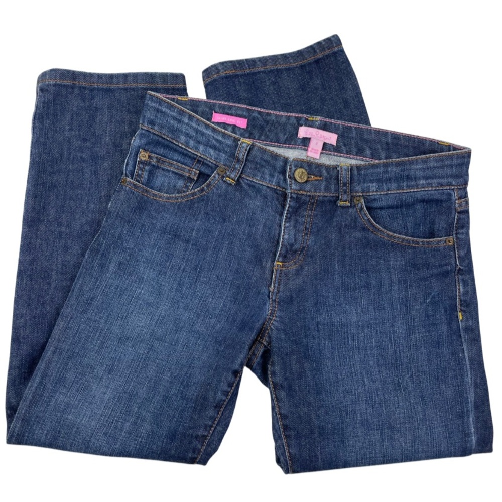 Lilly Pulitzer | Main Line Fit Cropped Denim Jeans | Size 2